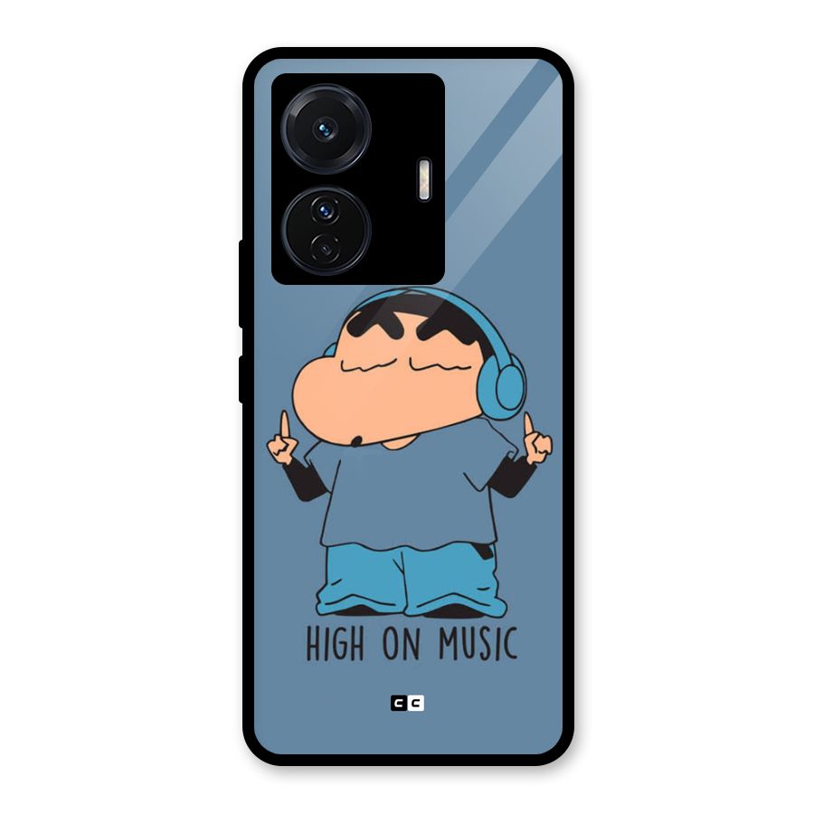 High On Music Glass Back Case for Vivo T1 Pro