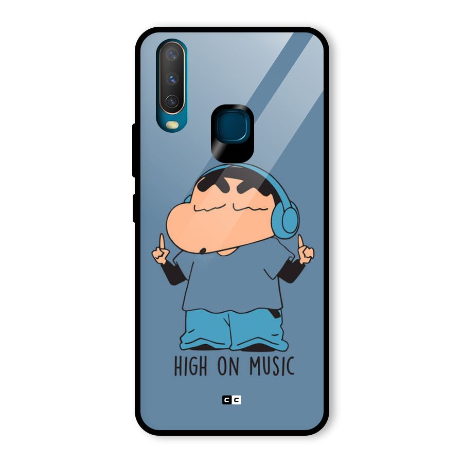 High On Music Glass Back Case for Vivo U10