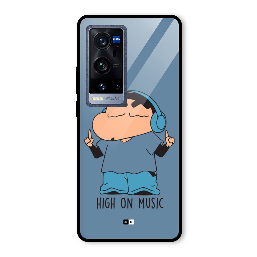 High On Music Glass Back Case for Vivo X60 Pro Plus