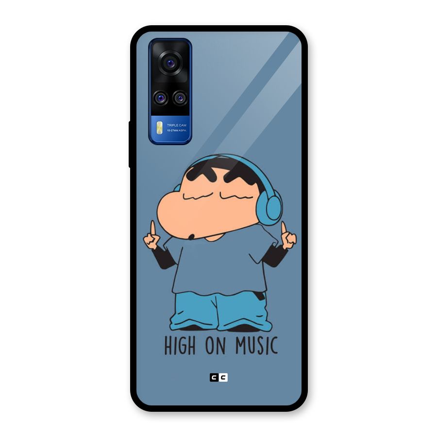 High On Music Glass Back Case for Vivo Y31