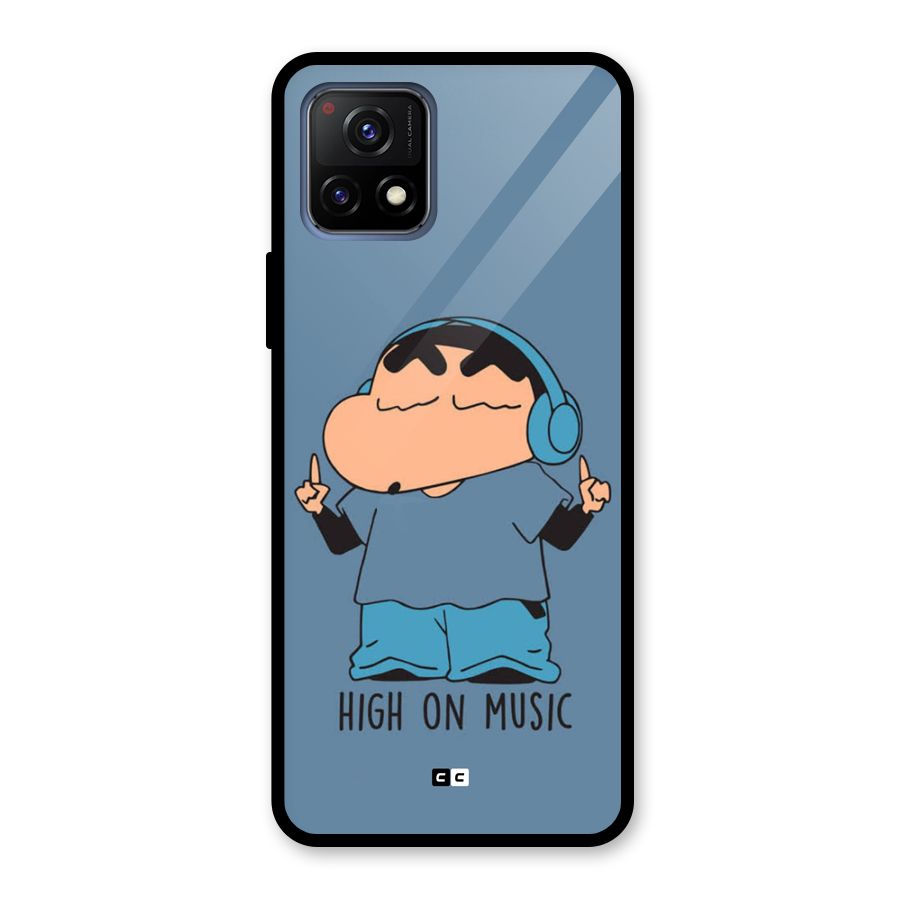 High On Music Glass Back Case for Vivo Y72 5G