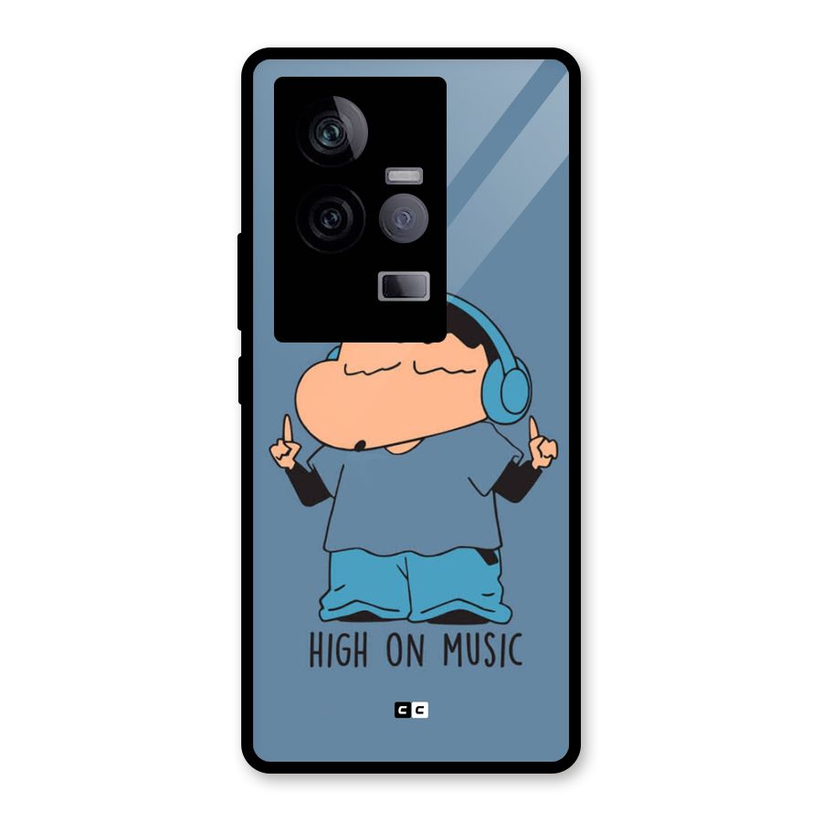 High On Music Glass Back Case for Vivo iQOO 11 5G
