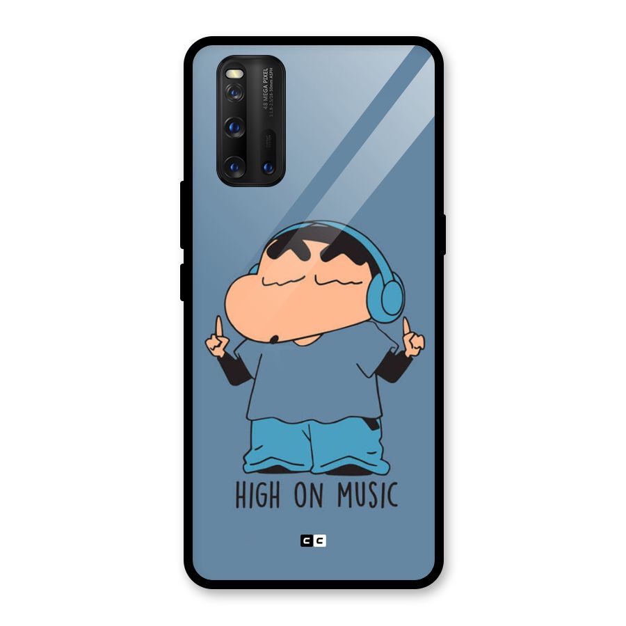 High On Music Glass Back Case for Vivo iQOO 3