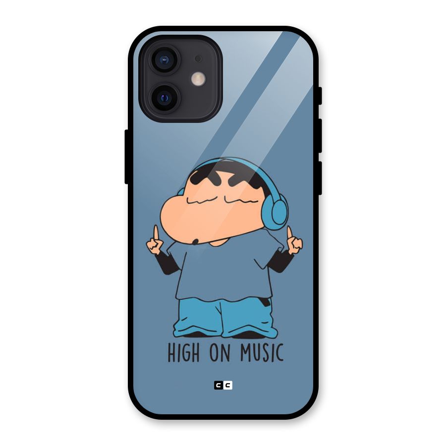 High On Music Glass Back Case for iPhone 12