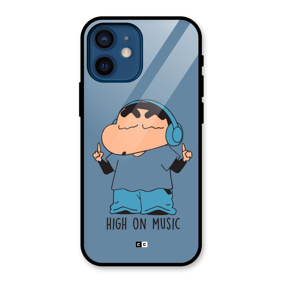 High On Music Glass Back Case for iPhone 12 Mini