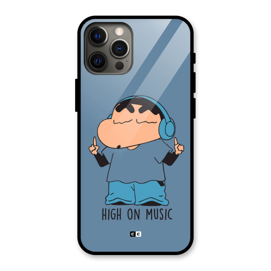 High On Music Glass Back Case for iPhone 12 Pro Max