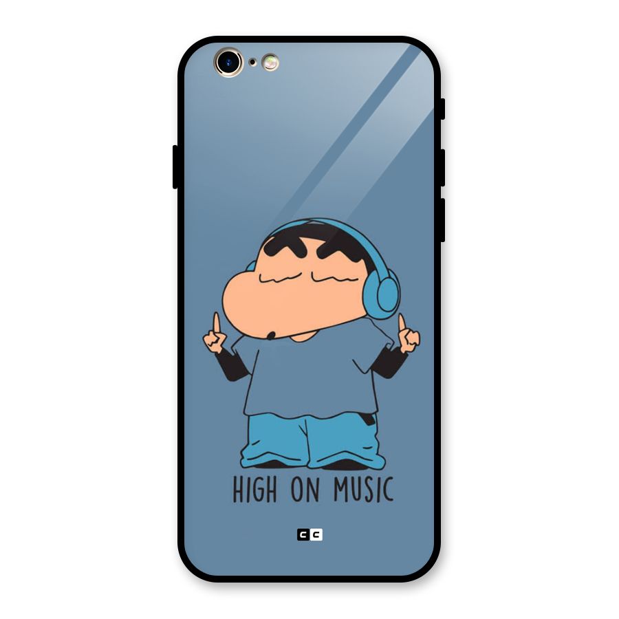 High On Music Glass Back Case for iPhone 6 6S