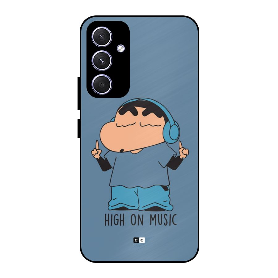 High On Music Metal Back Case for Galaxy A54