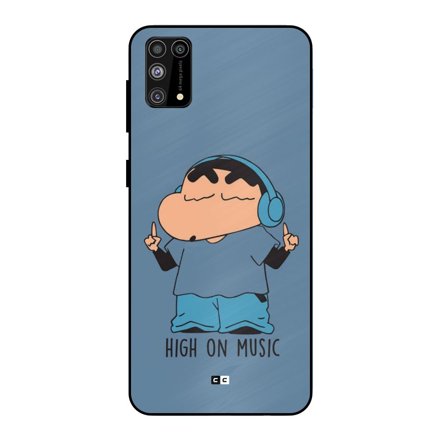 High On Music Metal Back Case for Galaxy F41