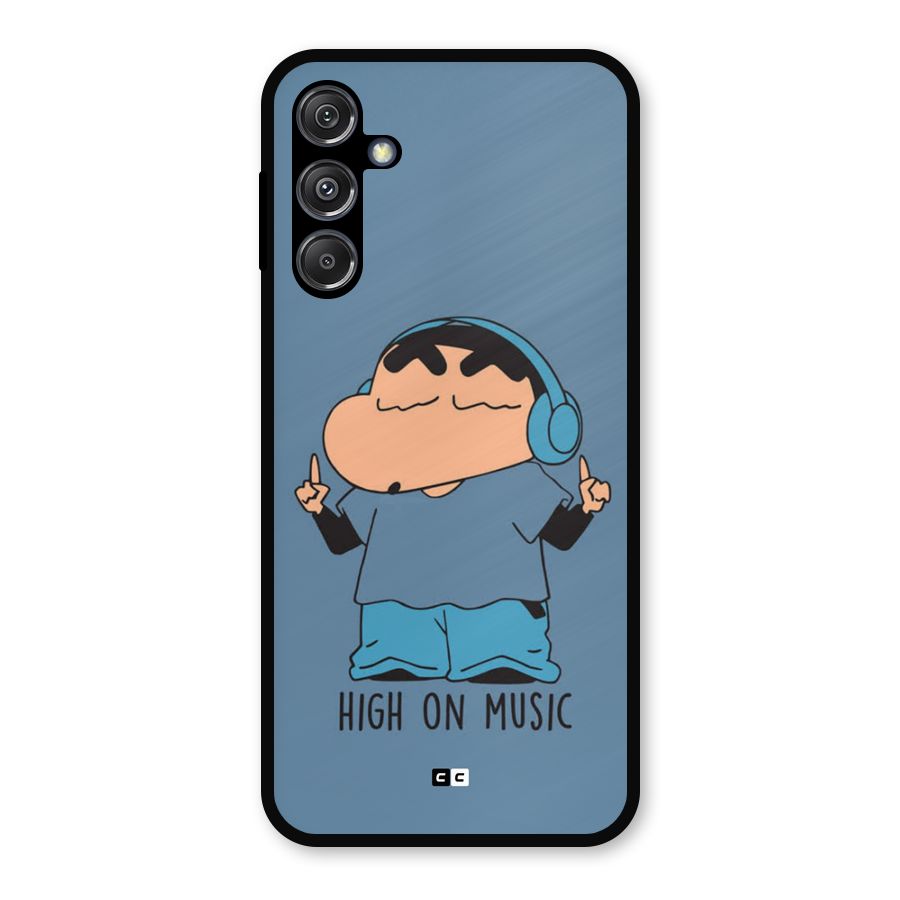 High On Music Metal Back Case for Galaxy M34 5G
