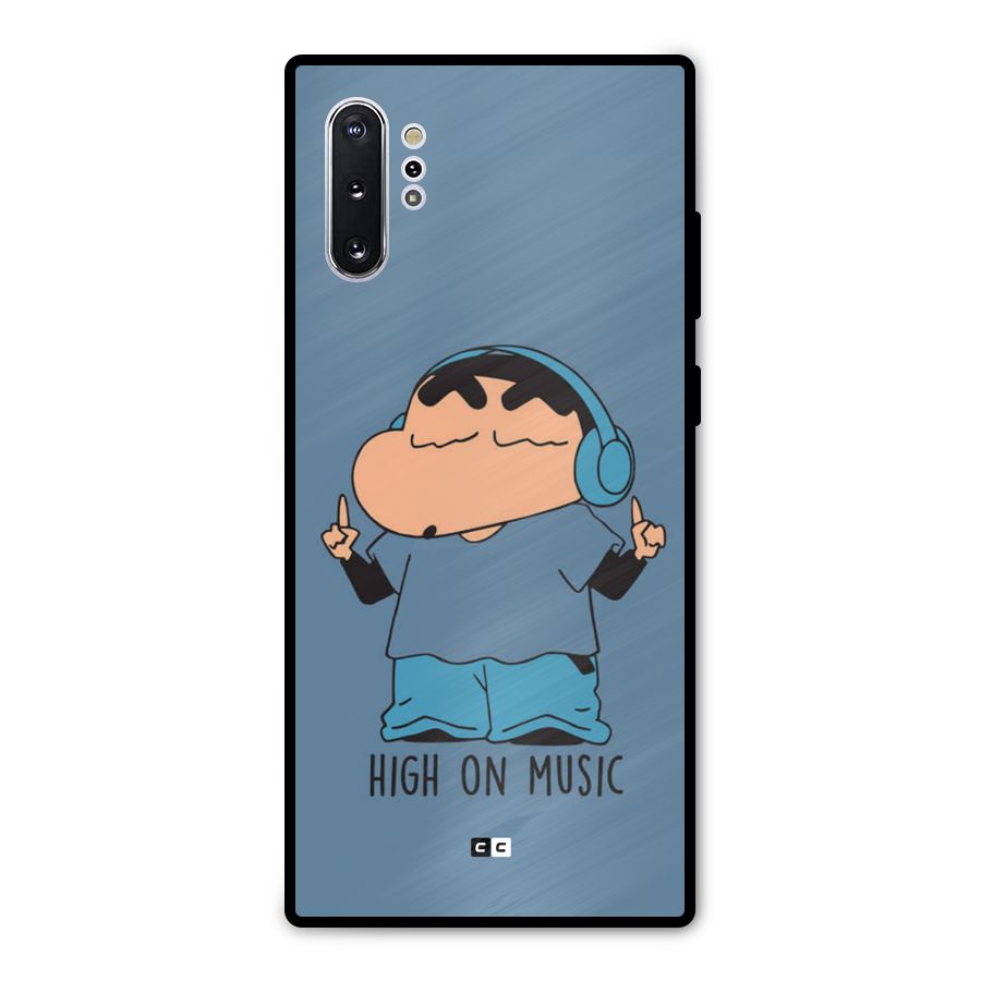 High On Music Metal Back Case for Galaxy Note 10 Plus