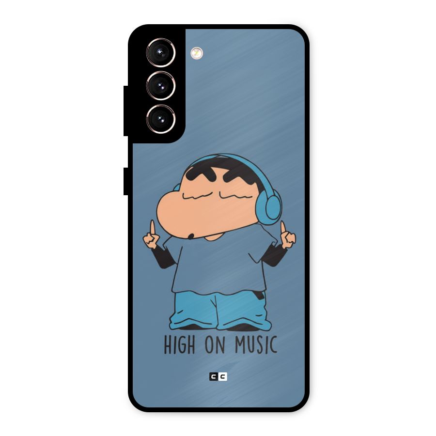 High On Music Metal Back Case for Galaxy S21 5G