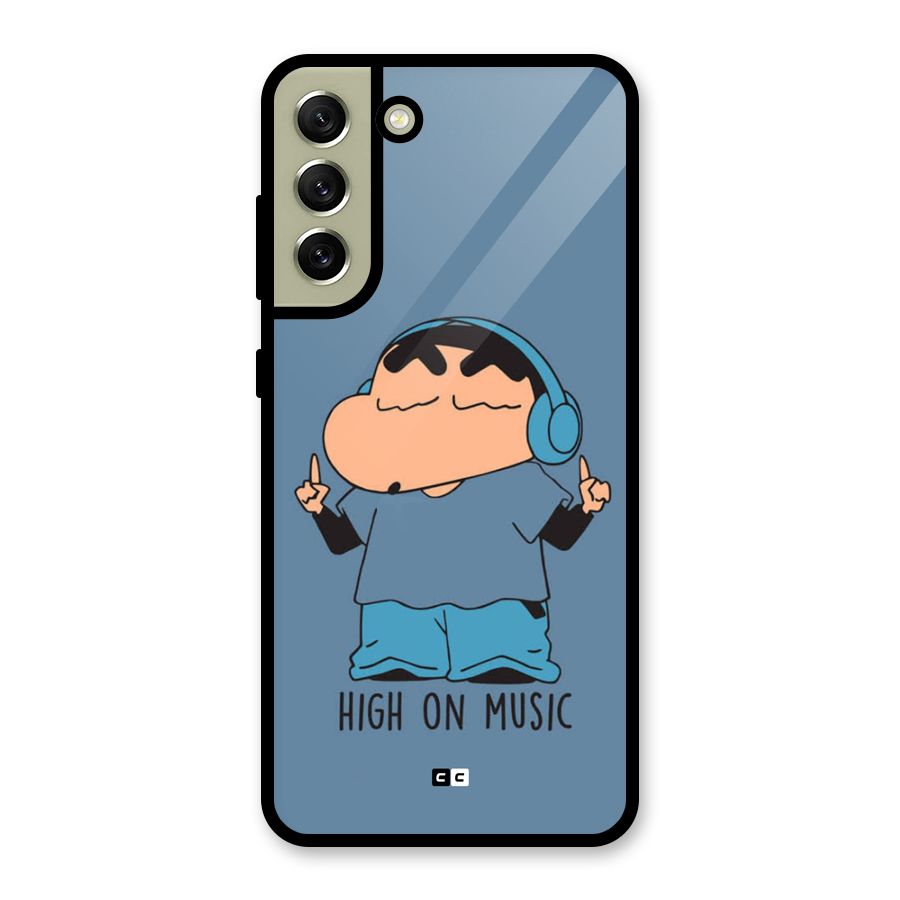 High On Music Metal Back Case for Galaxy S21 FE 5G (2023)