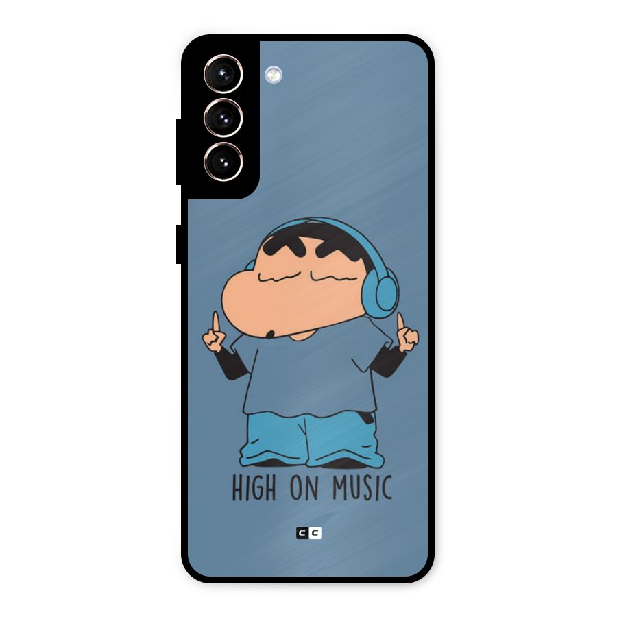 High On Music Metal Back Case for Galaxy S21 Plus