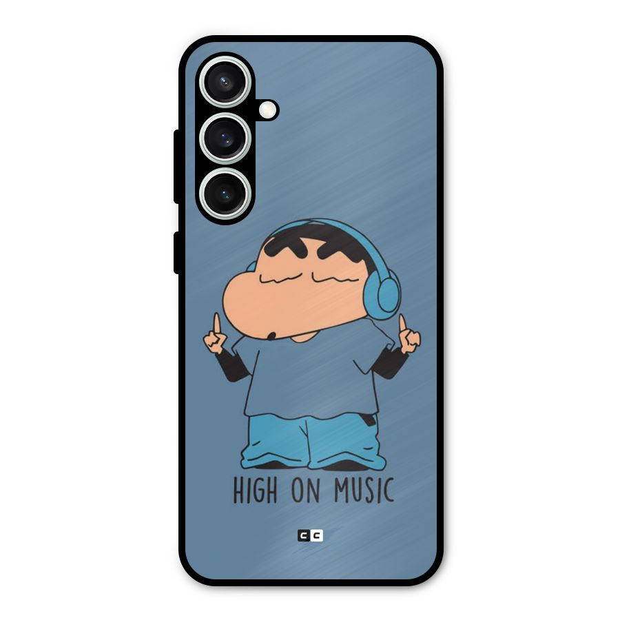 High On Music Metal Back Case for Galaxy S23 FE