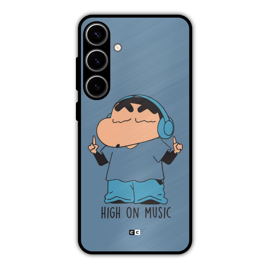 High On Music Metal Back Case for Galaxy S24 Plus