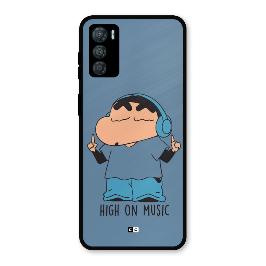 High On Music Metal Back Case for Moto G42
