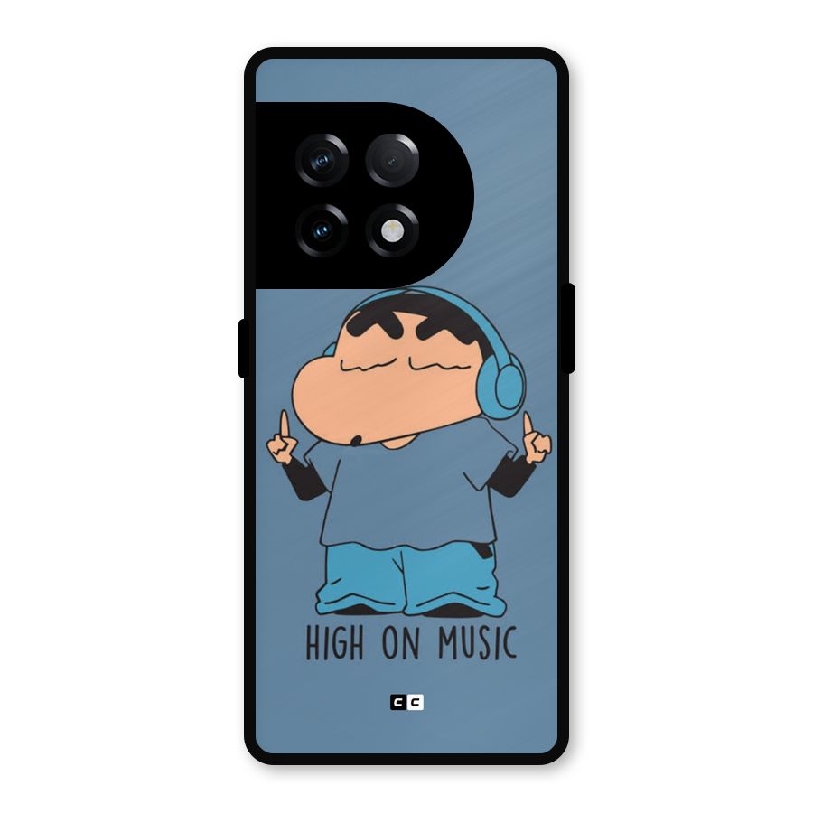 High On Music Metal Back Case for OnePlus 11R