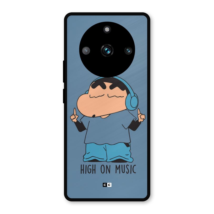 High On Music Metal Back Case for Realme 11 Pro Plus