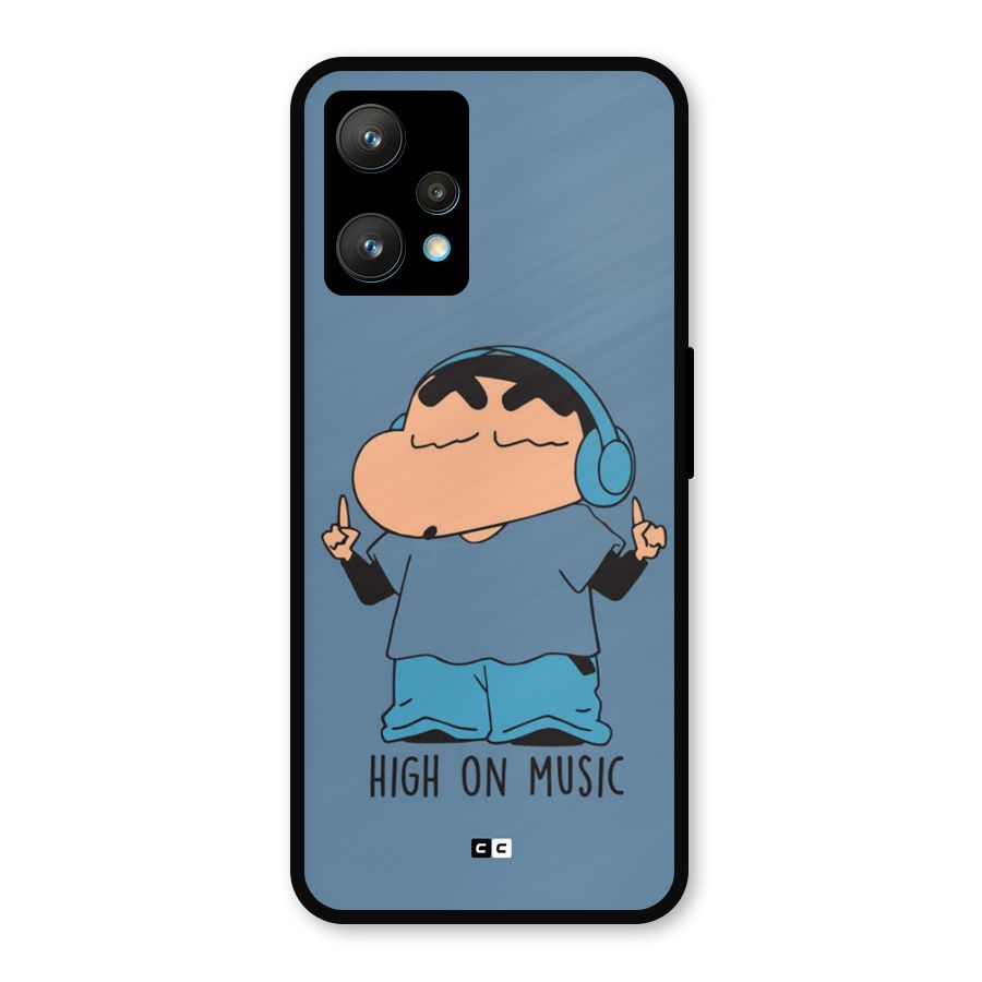 High On Music Metal Back Case for Realme Narzo 50 Pro