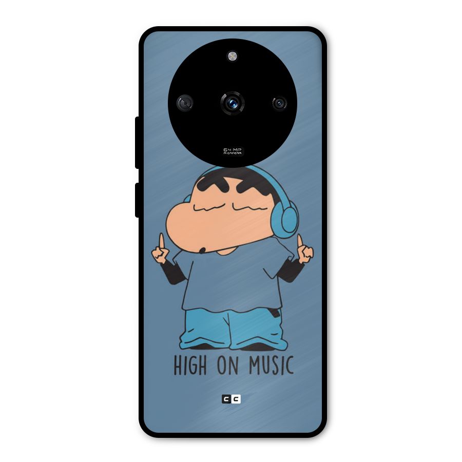 High On Music Metal Back Case for Realme Narzo 60 5G