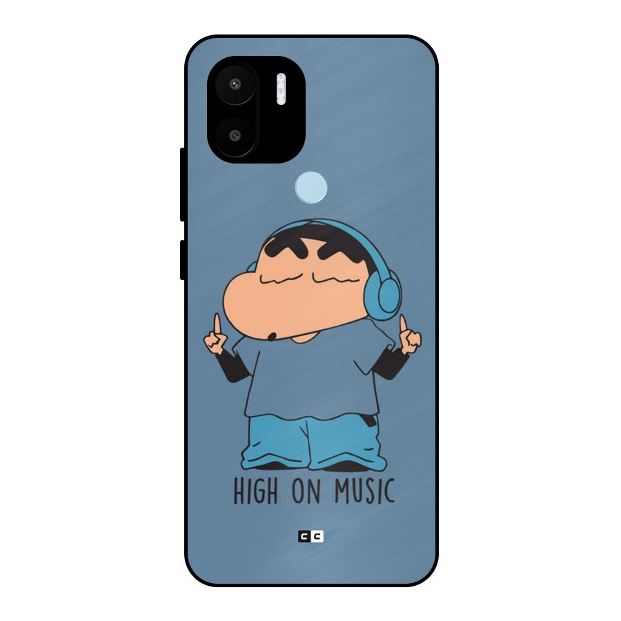 High On Music Metal Back Case for Redmi A1 Plus
