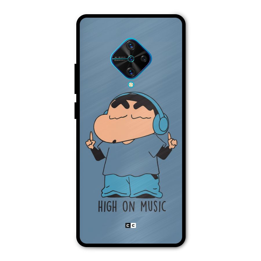 High On Music Metal Back Case for Vivo S1 Pro