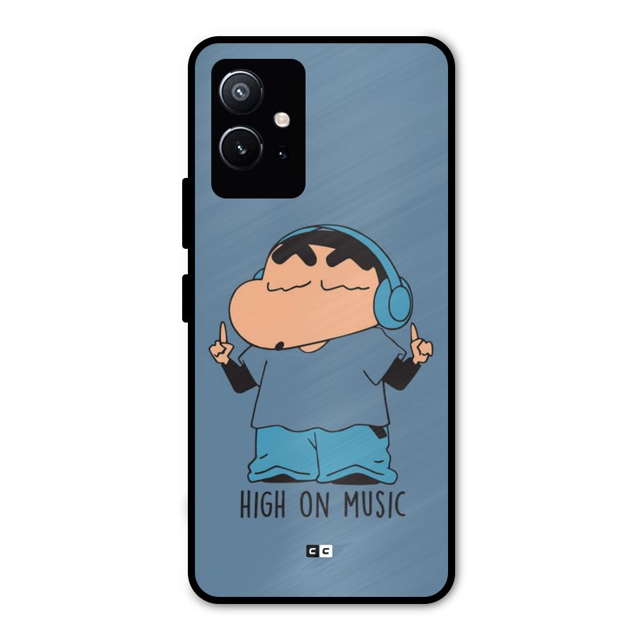 High On Music Metal Back Case for Vivo T1 5G