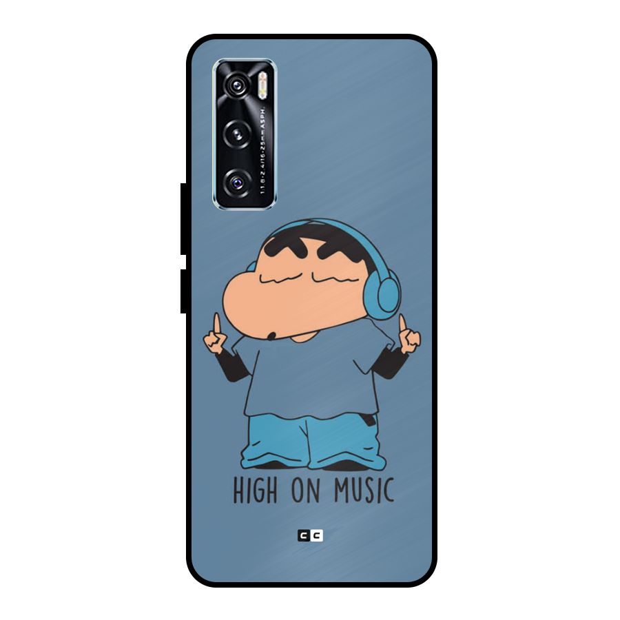 High On Music Metal Back Case for Vivo V20 SE