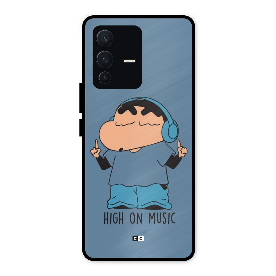 High On Music Metal Back Case for Vivo V23 5G