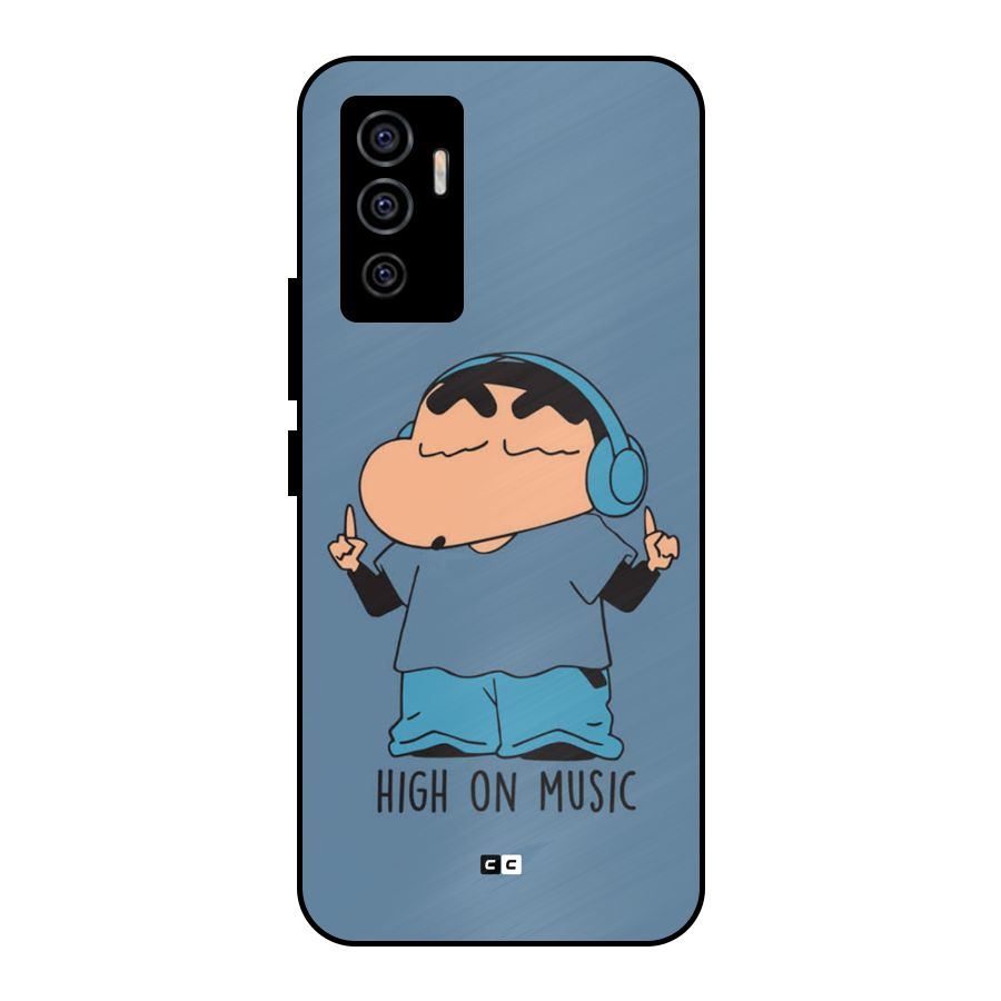 High On Music Metal Back Case for Vivo V23e