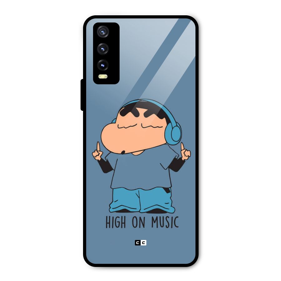 High On Music Metal Back Case for Vivo Y20g