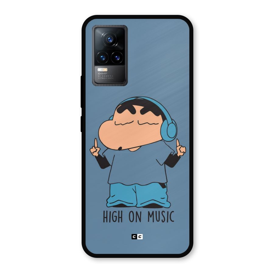 High On Music Metal Back Case for Vivo Y73