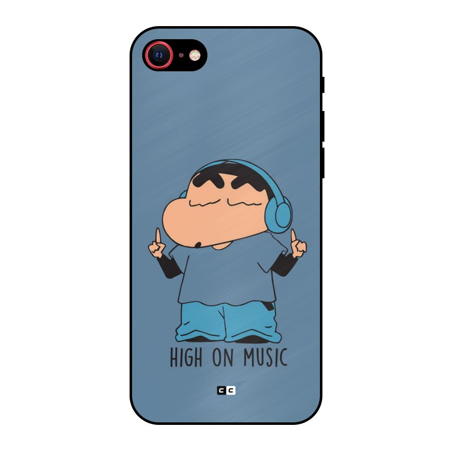 High On Music Metal Back Case for iPhone SE 2022
