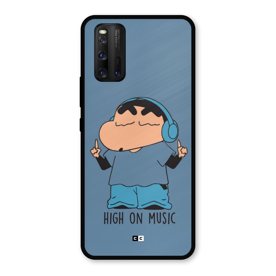 High On Music Metal Back Case for iQOO 3