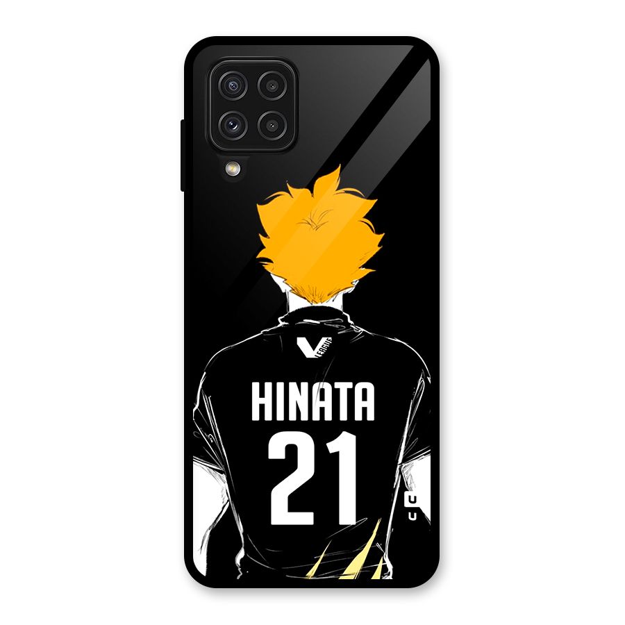 Hinata 21 Glass Back Case for Galaxy A22 4G