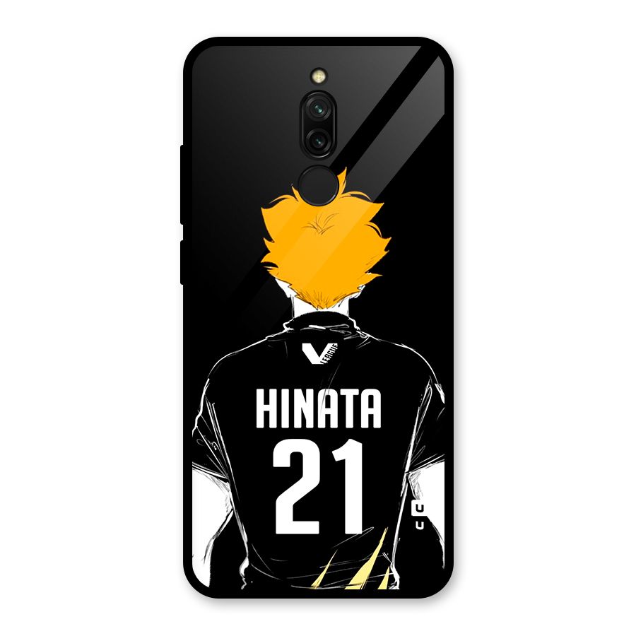 Hinata 21 Glass Back Case for Redmi 8