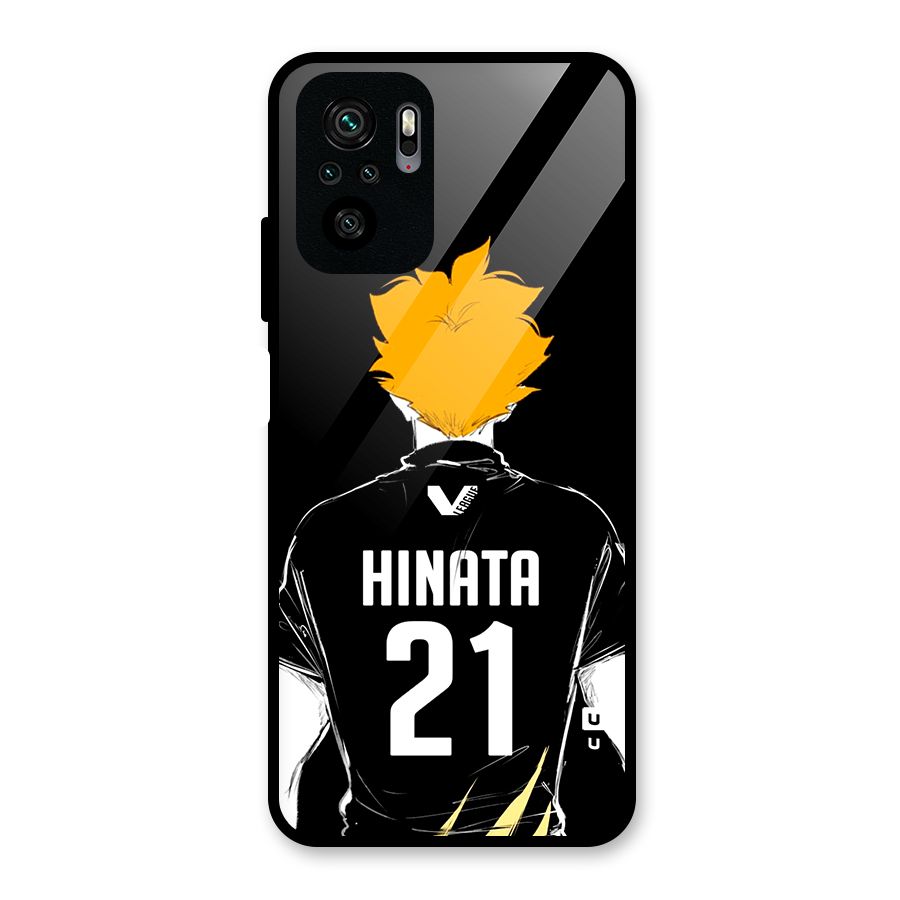 Hinata 21 Glass Back Case for Redmi Note 10S