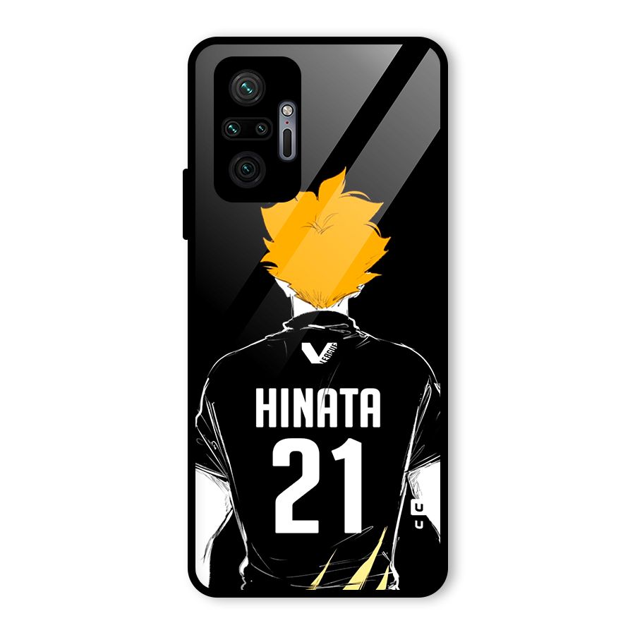 Hinata 21 Glass Back Case for Redmi Note 10 Pro Max