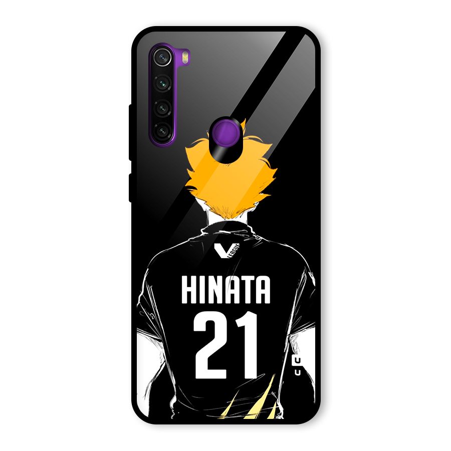 Hinata 21 Glass Back Case for Redmi Note 8