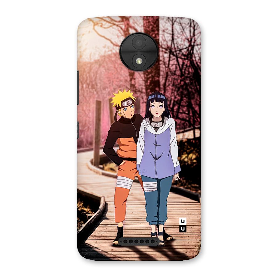 Hinata Annoyed Back Case for Moto C