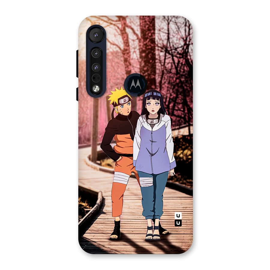 Hinata Annoyed Back Case for Motorola One Macro