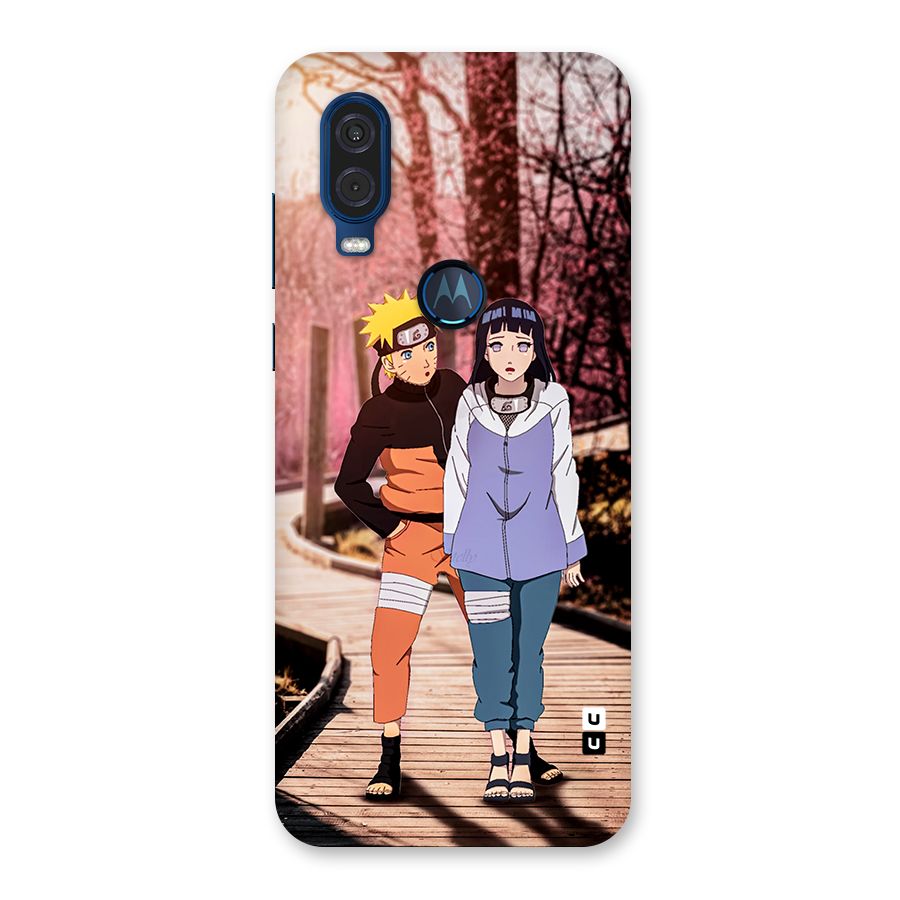 Hinata Annoyed Back Case for Motorola One Vision