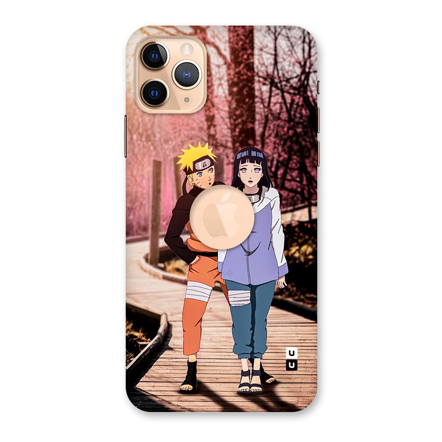 Hinata Annoyed Back Case for iPhone 11 Pro Max Logo Cut