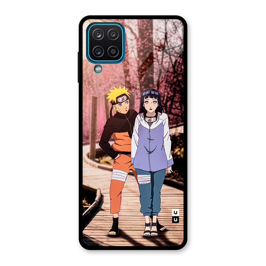 Hinata Annoyed Glass Back Case for Galaxy A12