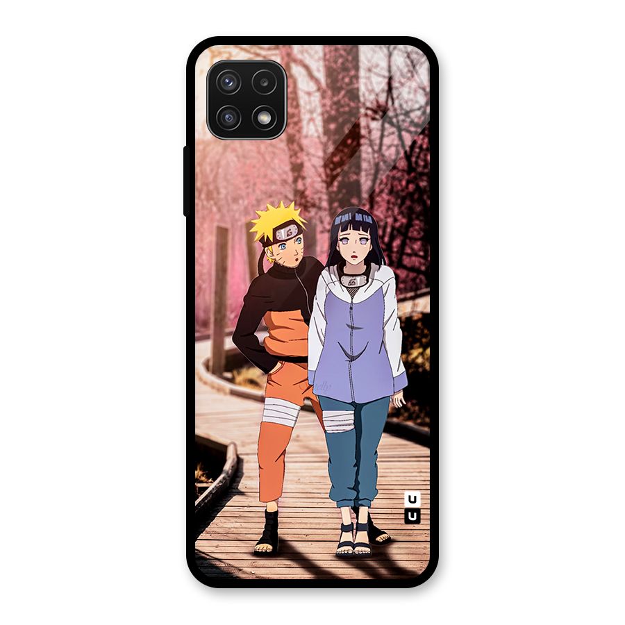 Hinata Annoyed Glass Back Case for Galaxy A22 5G