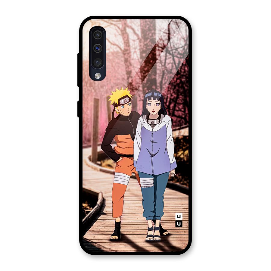 Hinata Annoyed Glass Back Case for Galaxy A50
