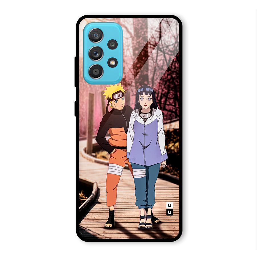 Hinata Annoyed Glass Back Case for Galaxy A52