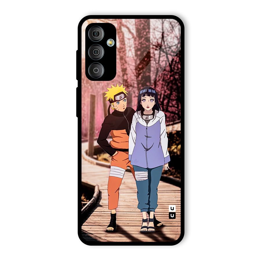 Hinata Annoyed Glass Back Case for Galaxy F23