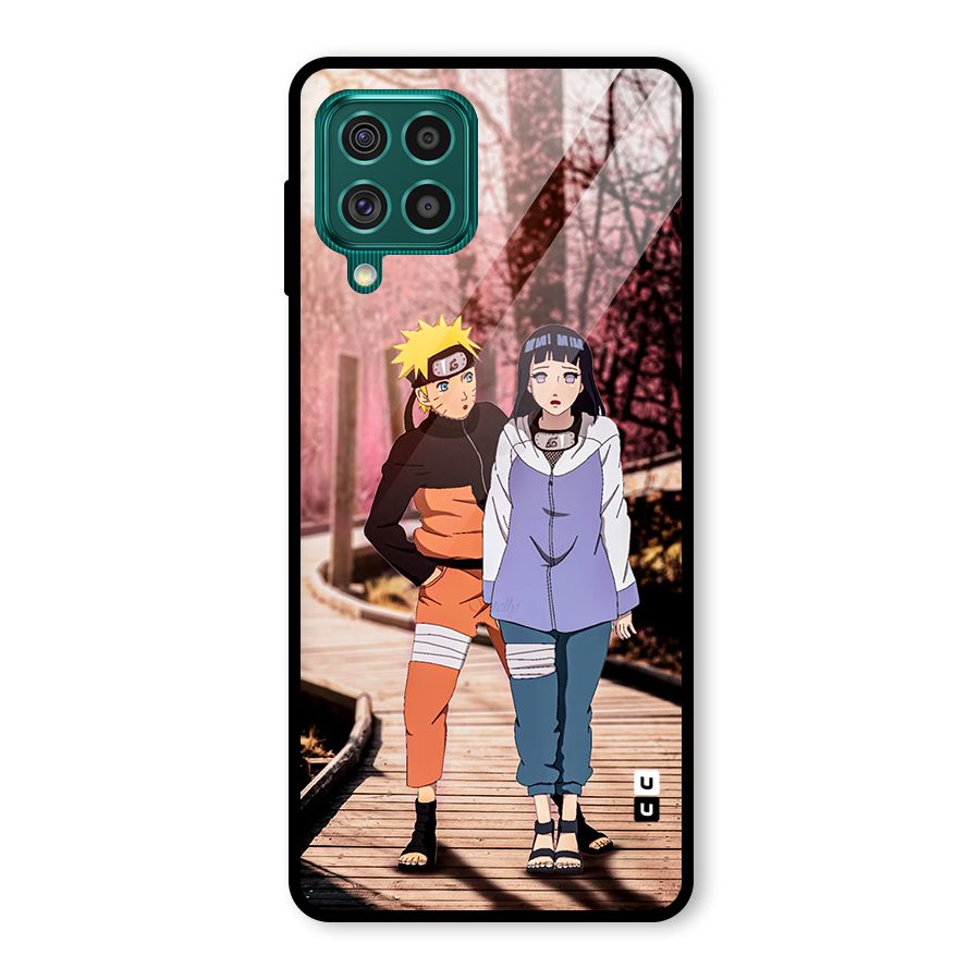 Hinata Annoyed Glass Back Case for Galaxy F62